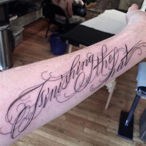 Lettering Tattoos On Forearm