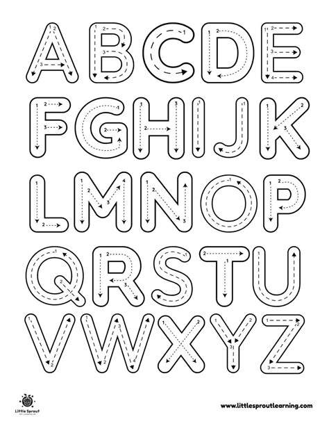 Letters Coloring Pages