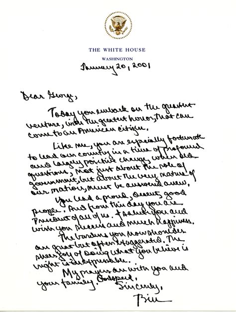Letters From Presidents To Citizens