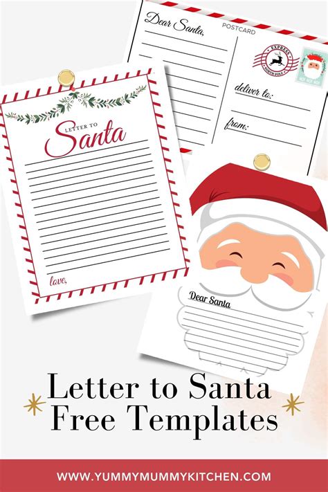 Letters To Santa Free Template