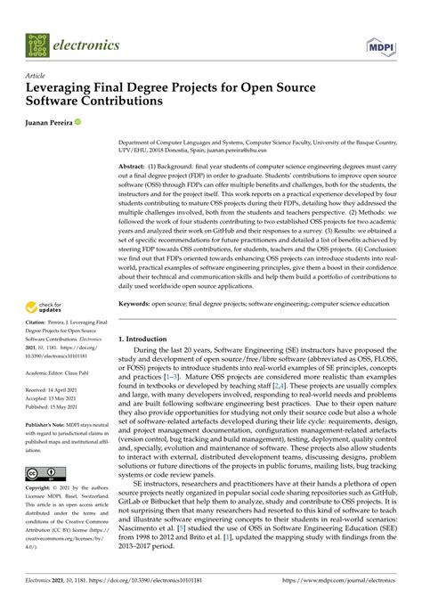 Leveraging Open Source Projects