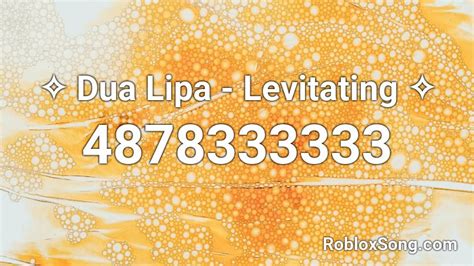 Levitating Roblox Music id