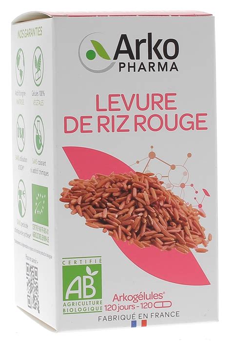 Levure de riz rouge bio - Nat & Form | Pharmacie des drakkars