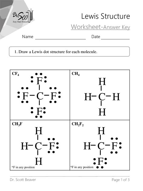 Lewis Dot Diagram Worksheet Fresh Lewis Dot Structure Worksheet with