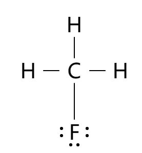 Lewis Structure of Methyl Fluoride