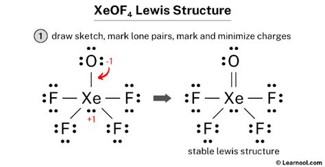 Lewis Structure of XeOF4
