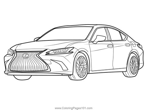 Lexus Coloring Sheets