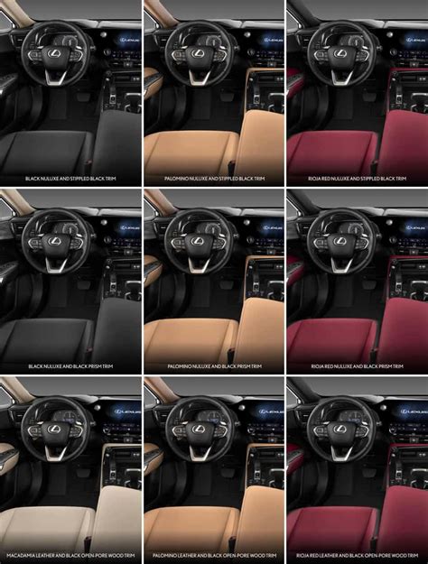 Lexus Colors And Interiors