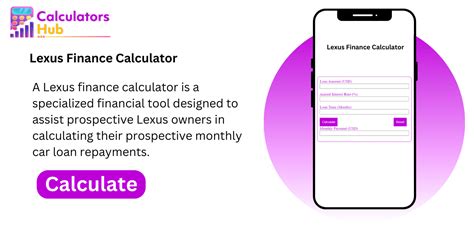 Lexus Finance Calculator