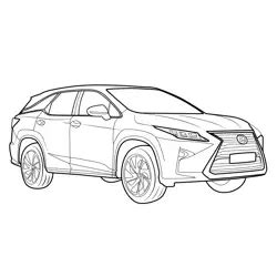 Lexus Rx L Coloring Sheet