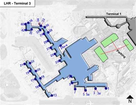 Heathrow International Airport UK Terminal Maps, LHR Information and