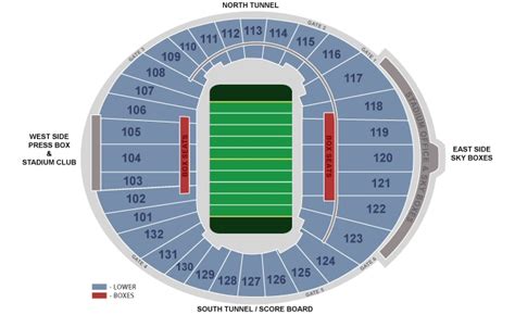 Liberty Bowl Seating Chart Rows