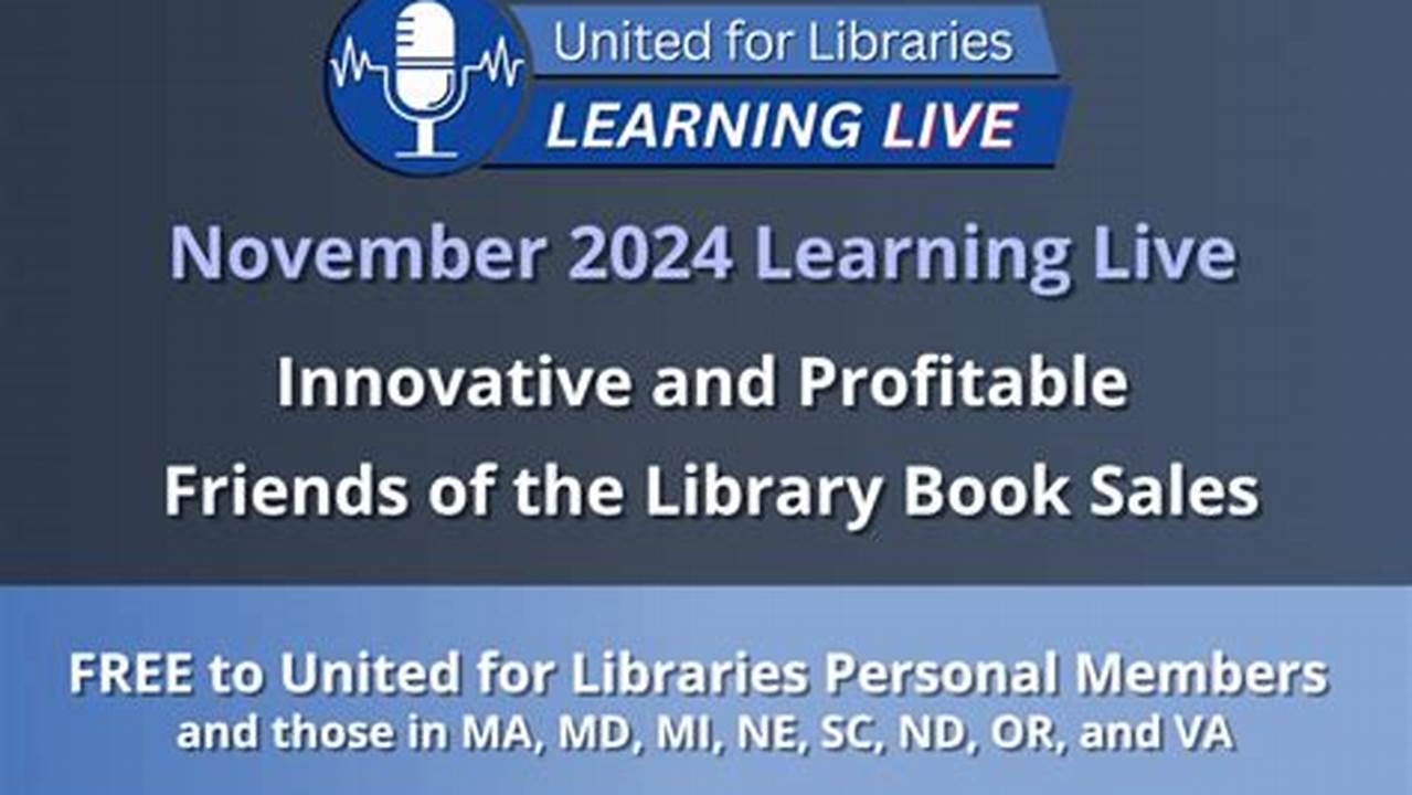 Library Book Sales 2025