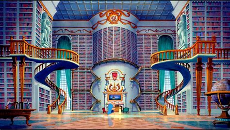 The Enchanted Haven of Knowledge: Explore the Majestic Library from Beauty and the Beast