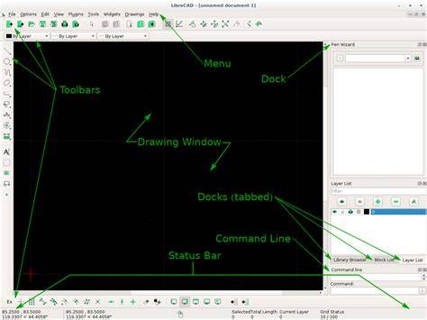 LibreCAD Interface