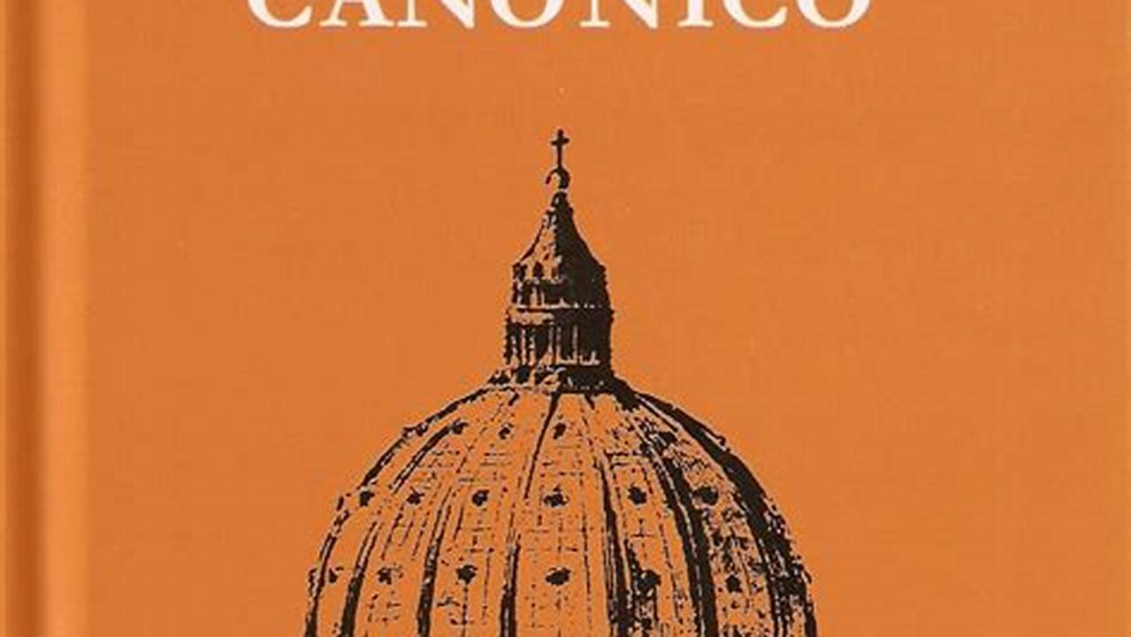 Libro Del Derecho Canónico De La Iglesia Católica