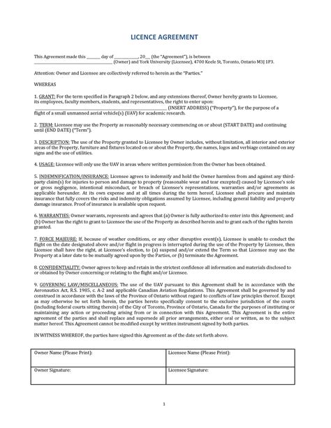 Photo Licensing Agreement Form Create a Photo License Agreement