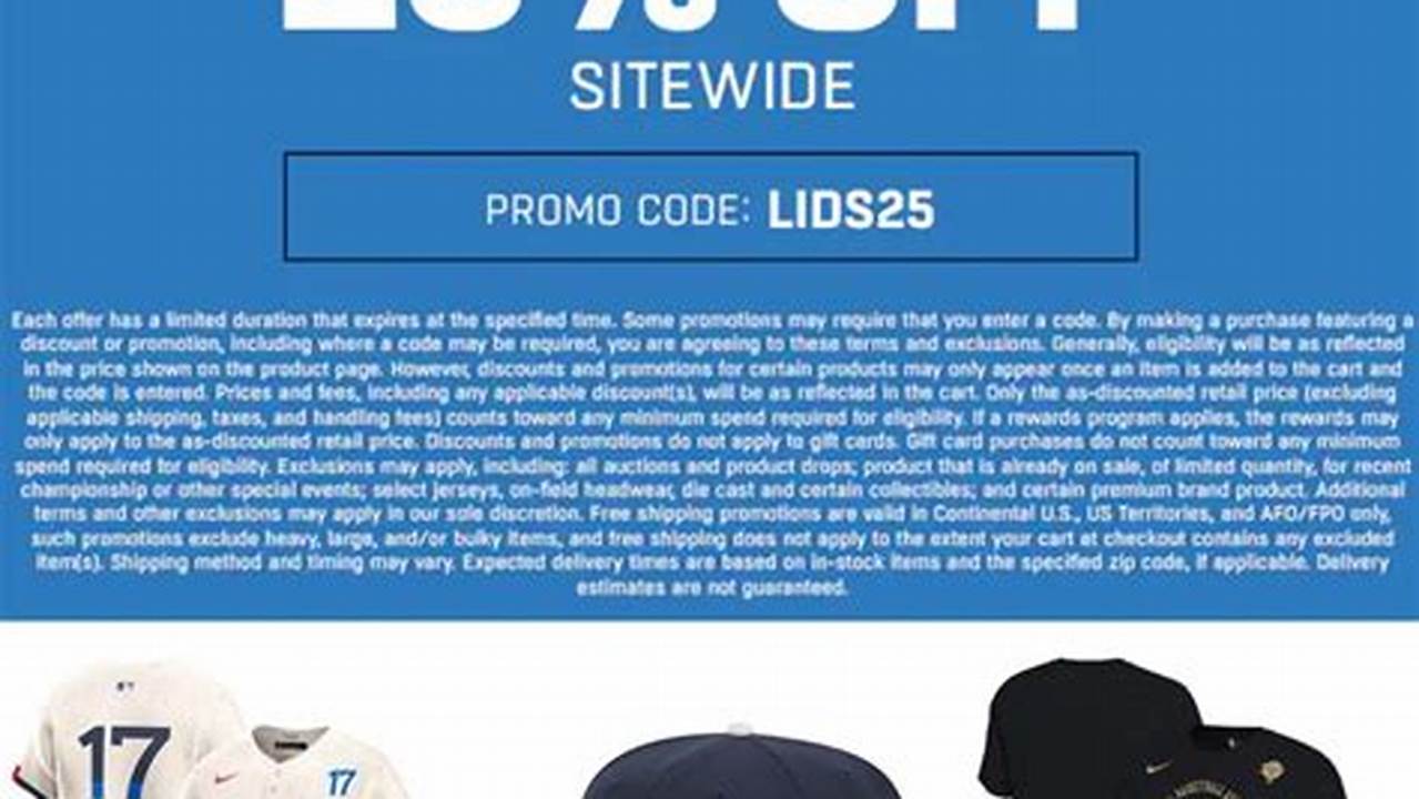 Lids Coupon Code 2024