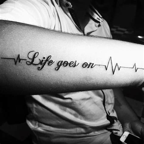 Life goes on tattoo Cool wrist tattoos, Tattoo designs