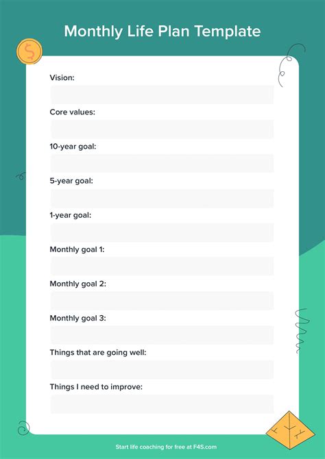 Life Planner Template