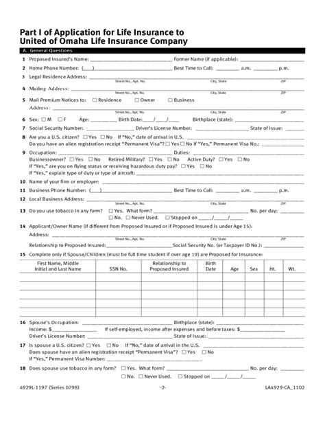 The Life Insurance Application Process