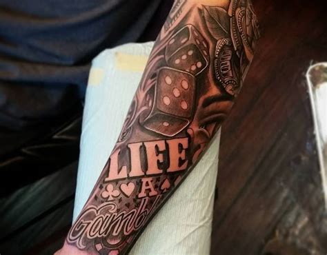 Rolling the Dice of Life: The Intriguing World of Life Is A Gamble Tattoos