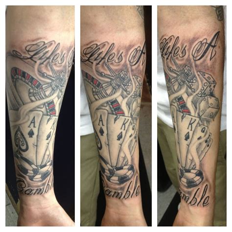 Life Is A Gamble Tattoo