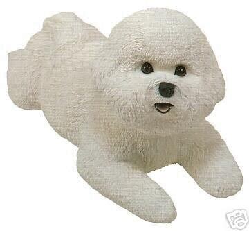 life size bichon frise statue