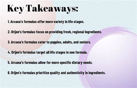 Life Stage Specific Formulas