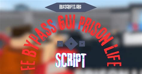 Life in Prison GUI – ANTI CHEAT BYPASS - Roblox Scripts