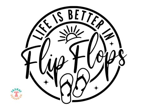 Download Life is Better in Flip Flops SVG... Easy Edite