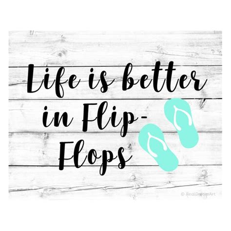 Download Life is Better in Flip Flops SVG... Files For Crafts