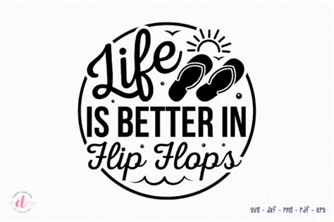 Download Life is Better in Flip Flops SVG... Printable
