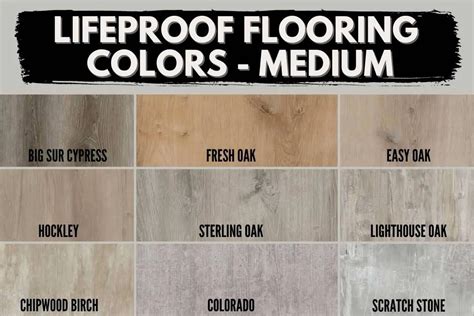 Lifeproof Flooring Color Chart