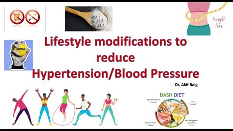 Lifestyle Modifications for Blood Pressure Control