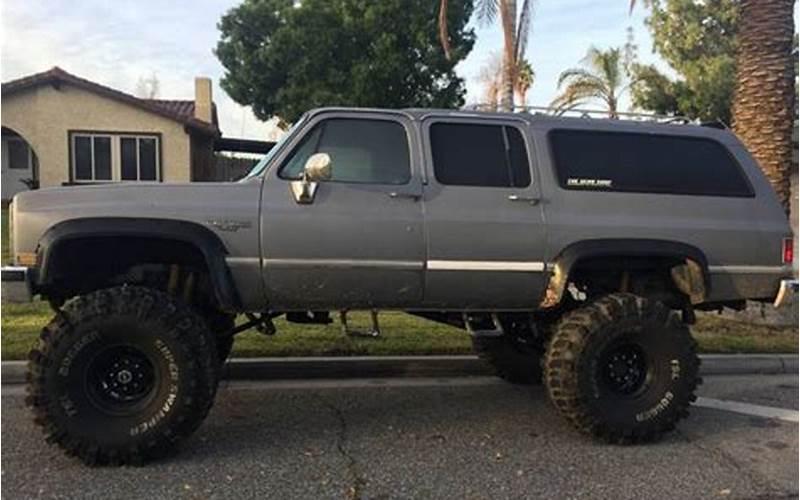 Lifted Square Body Suburban Lifting