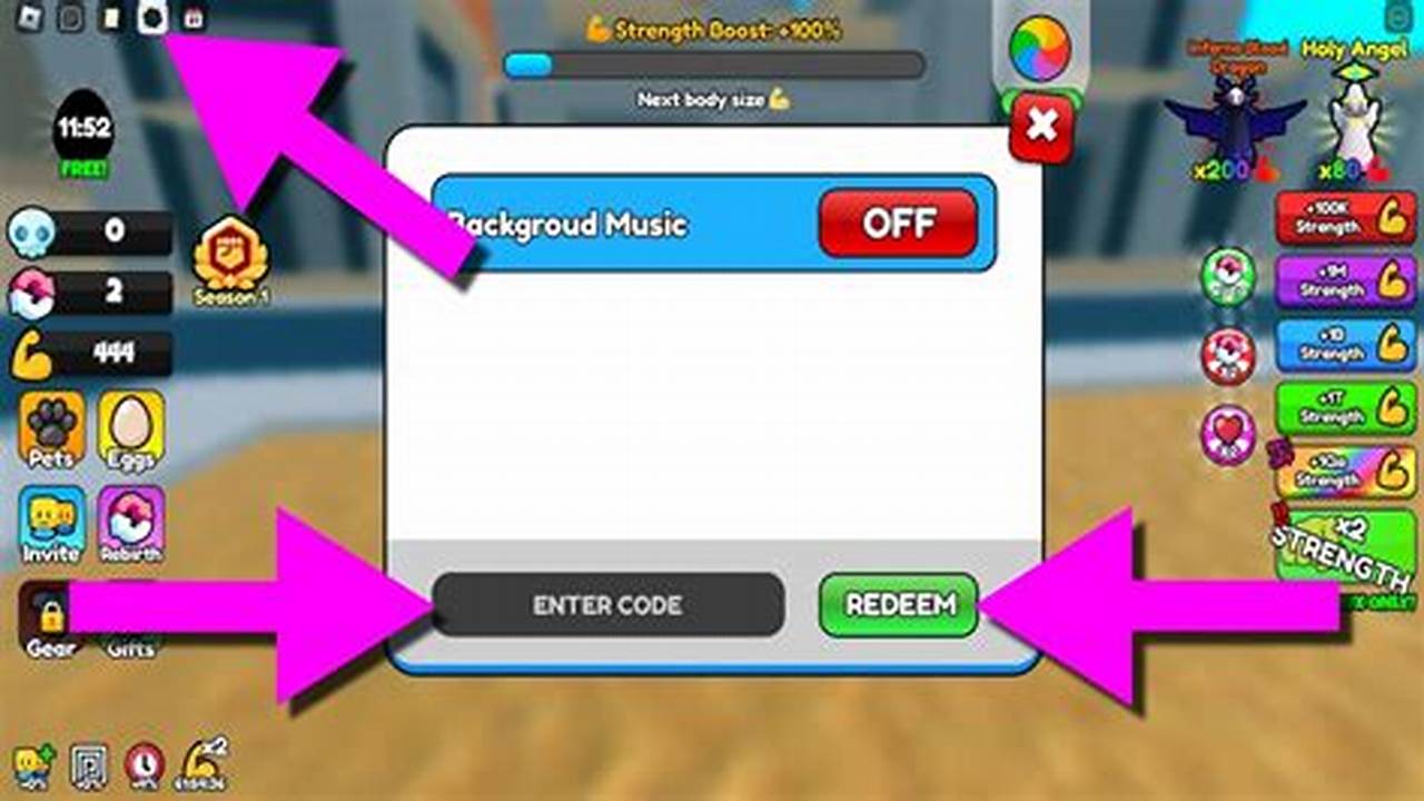 Lifting Legends Codes 2024