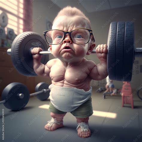 Lifting Weights Baby Screaming Meme
