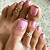 Light Pink Toe Nail Designs