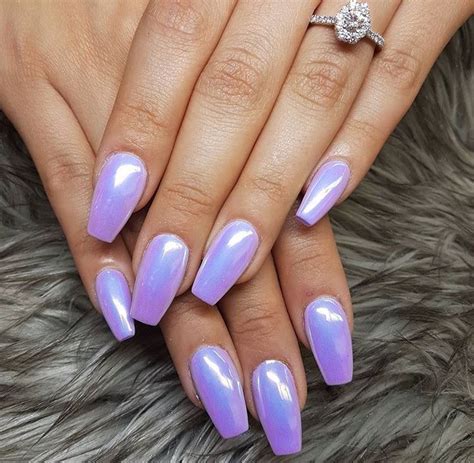 Pin by Jenny LeVan on Nails Pink chrome nails, Lavender nails, Chrome