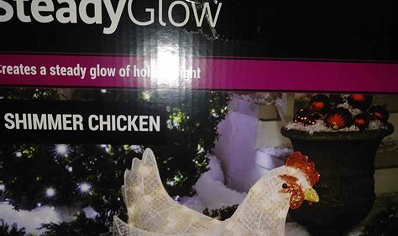 Light Show Steady Glow Shimmer Chicken