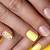 Light Yellow Nails Design