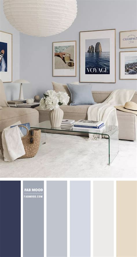 Light Blue Sofa and Color Palette