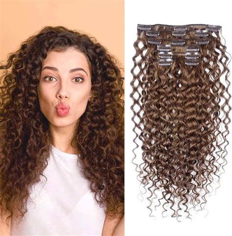 Light Brown Curly Hair Extensions