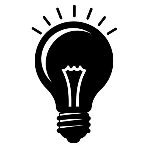 Download Light Bulb For Silhouette
