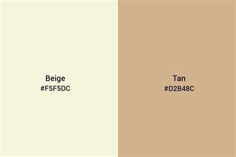 Light Tan vs. Dark Beige: Decoding the Options