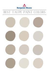 Light Taupe Paint Colors Benjamin Moore