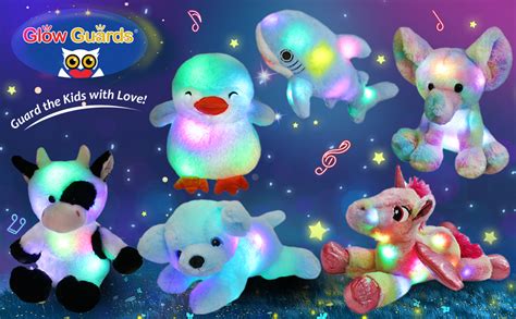 Shine Bright with Our Light Up Stuffed Animal Collection - Perfect for Kids