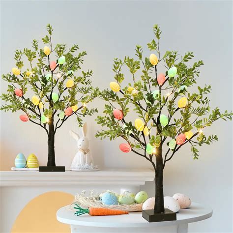 Lighted Easter Tree