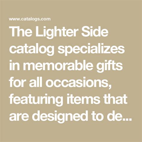 Lighter Side Catalog Request